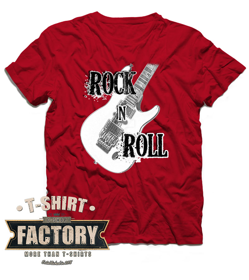 Tričko Rock n roll 2, XS, červená