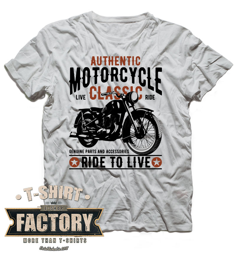 Tričko Authentic motorcycle