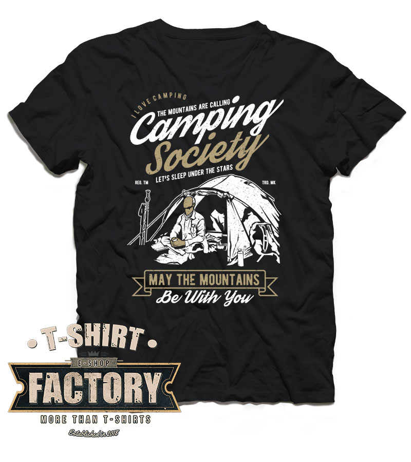 Tričko Camping Society