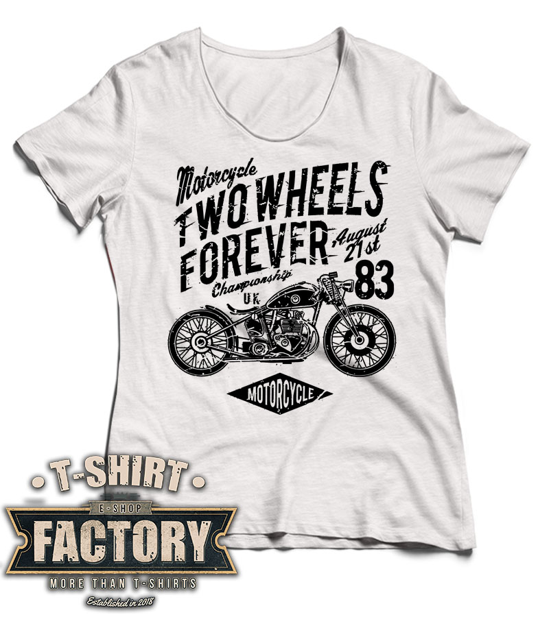Dámske tričko Two wheels