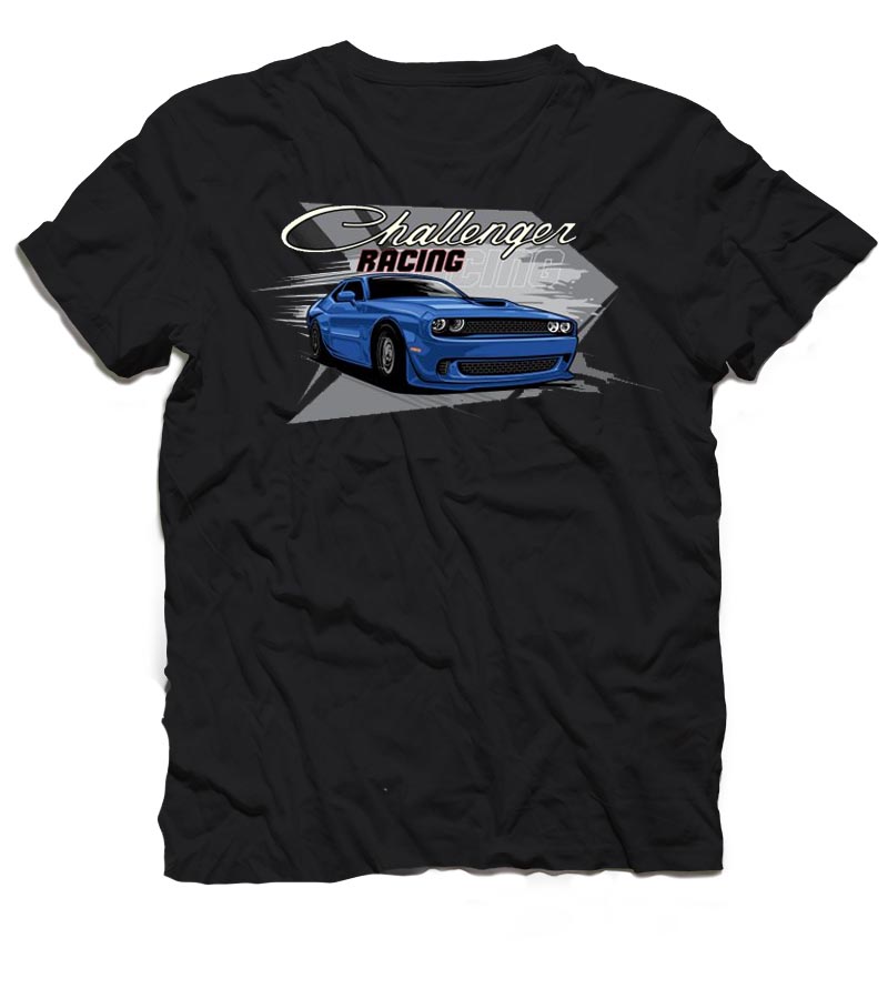 Tričko Dodge Challenger racing