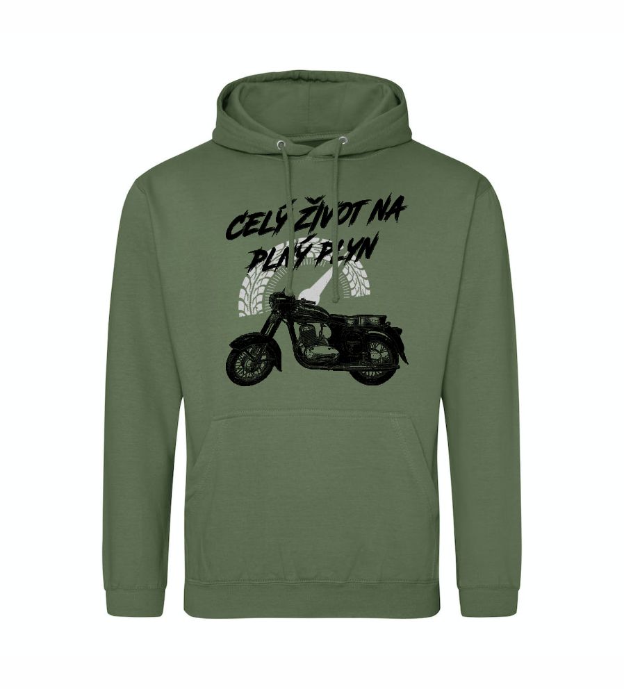 Mikina s kapucňou Jawa 350