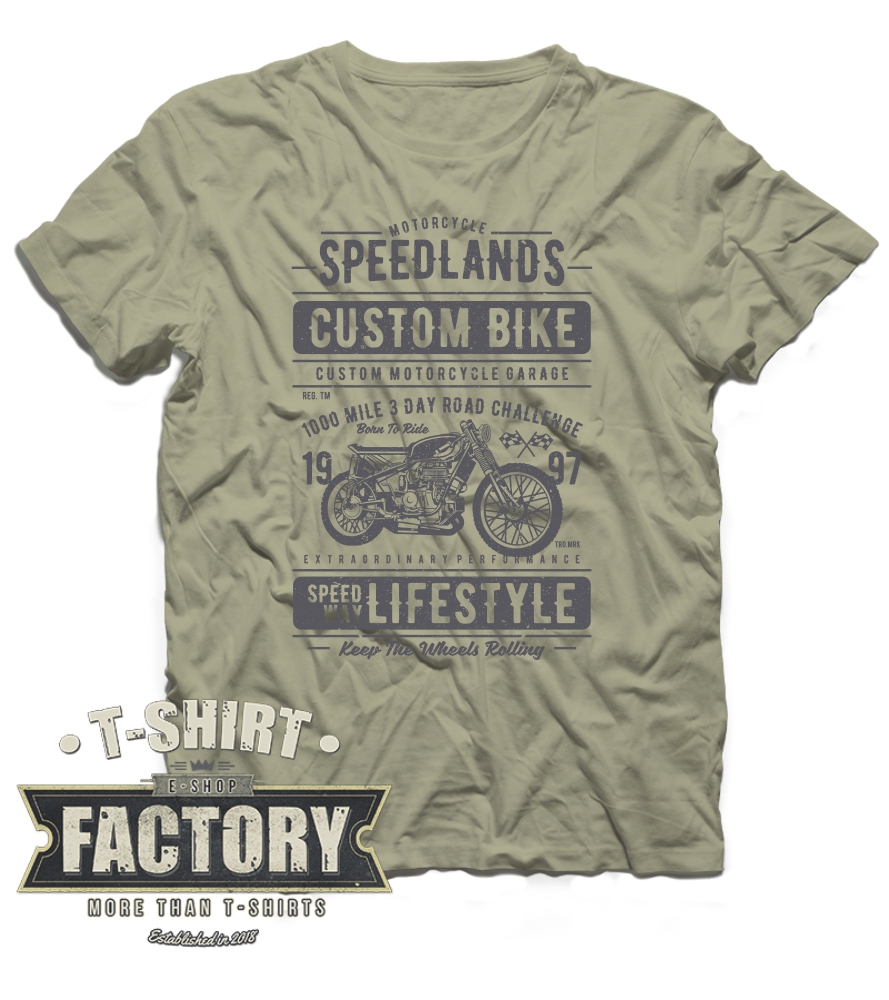 Tričko Speedlands Custom Bike