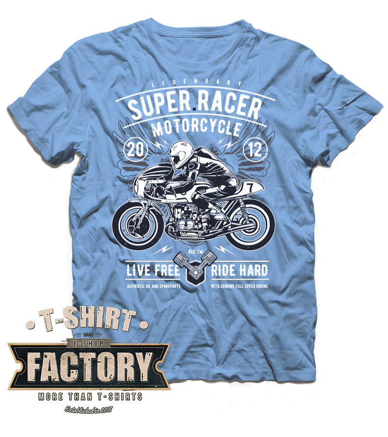 Tričko Super Racer Motorcycle