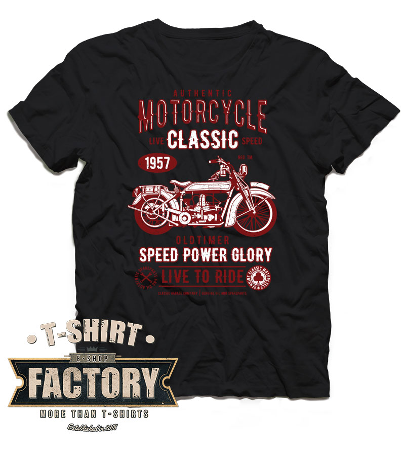 Tričko Motorcycle Classic