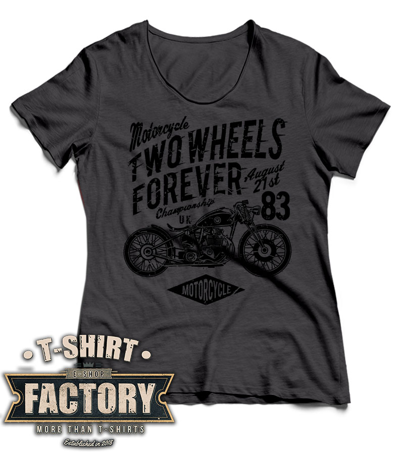 Dámske tričko Two wheels
