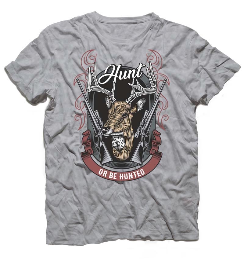 Poľovnícke tričko Hunt or be Hunted