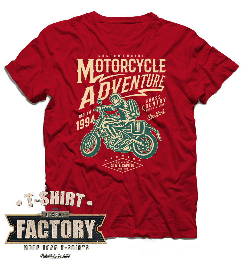 Tričko Motorcycle adventure