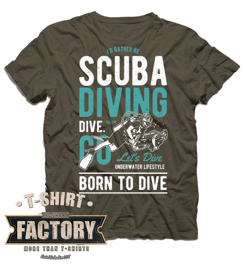 Tričko Scuba Diving