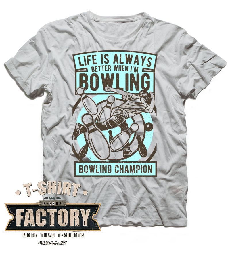 Tričko Bowling Champion