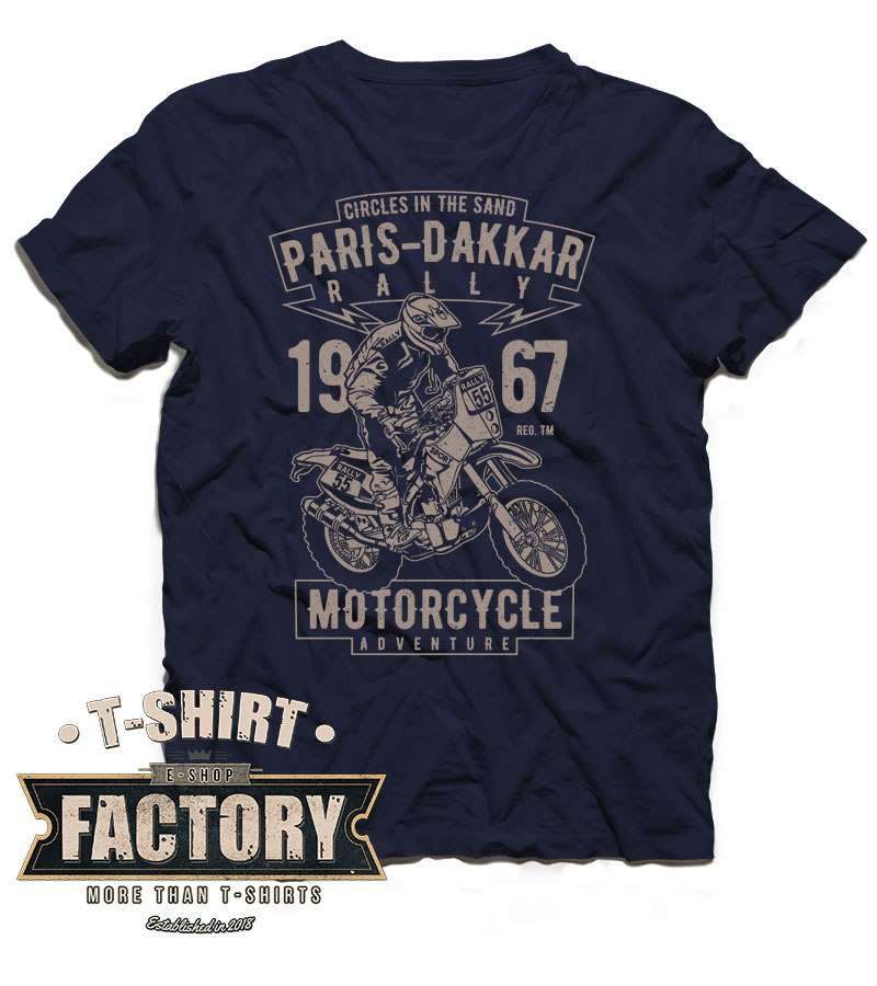 Tričko Paris Dakkar Rally Motorcycle 