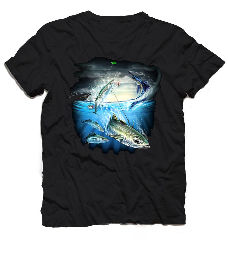 Rybárske tričko Fish